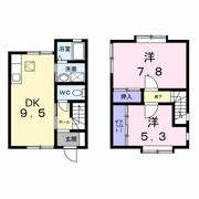 メゾネットしをんAの間取り画像