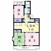 リヴェール森谷の間取り画像