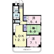 メゾン ドゥ 相生町の間取り画像