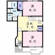ソレアードBの間取り画像