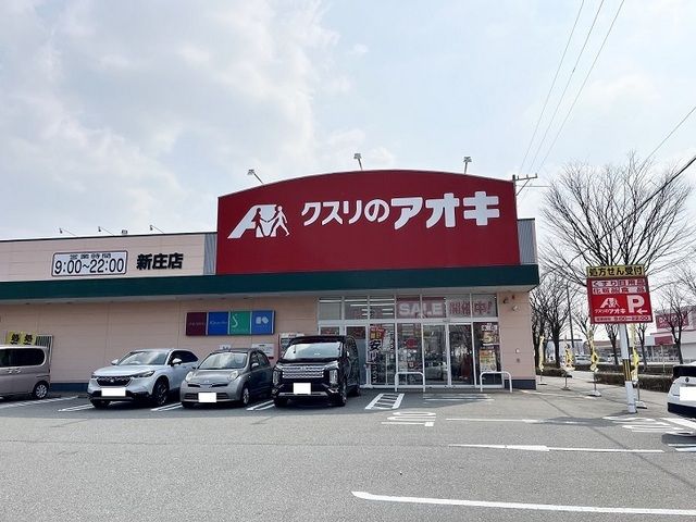 近くのクスリのアオキ新庄店まで400m(徒歩5分)
