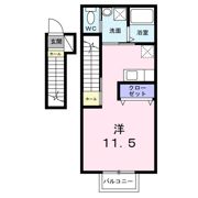 ミッドレジデンス角田の間取り画像