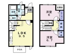 フラワーガーデン神の間取り画像