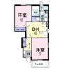 プロムナードAの間取り画像