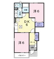 プロムナードBの間取り画像
