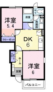 プロムナードCの間取り画像
