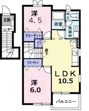 エミネンスBの間取り画像
