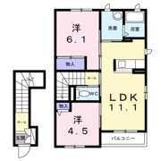 シャーメゾンNの間取り画像