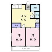 チェリーハイムAの間取り画像