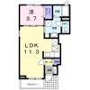 クレメントマタノの間取り画像