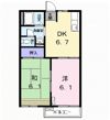 レインボータウンAの間取り画像