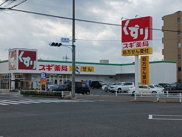近くのスギ薬局弥富店まで270m(徒歩4分)