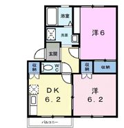 フルリール宮太夫Aの間取り画像