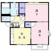 フレグランスアベBの間取り画像