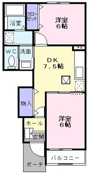 ガーデンハウス伊藤Ⅱの間取り画像