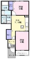 ガーデンハウス伊藤Ⅱの間取り画像
