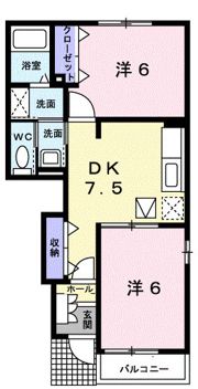 ガーデンハウス伊藤Ⅱの間取り画像