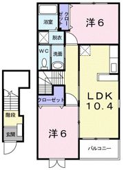 ガーデンハウス伊藤Ⅱの間取り画像
