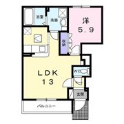 グリーンヒルⅡの間取り画像