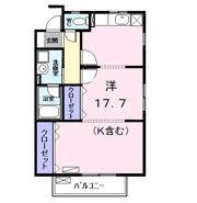 コーポ上流Ⅰの間取り画像