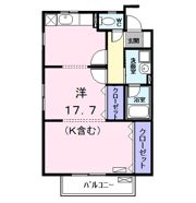 コーポ上流Ⅰの間取り画像