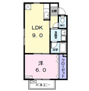 コーポ上流Ⅱの間取り画像