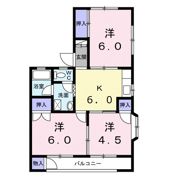 ツインハイツAの間取り画像