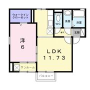 セジュールグレイスBの間取り画像