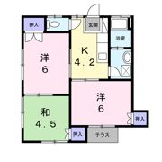 コーポ原の内の間取り画像