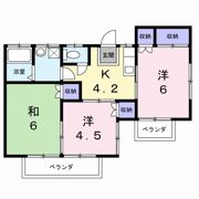 コーポ原の内の間取り画像