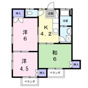 コーポ原の内の間取り画像