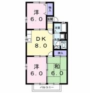 セジュール稲西の間取り画像