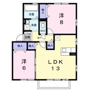 エスポワールAの間取り画像
