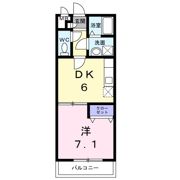 アンプルールリーブルWingの間取り画像