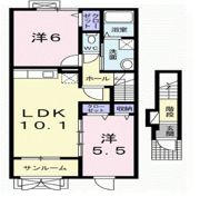 グローリーアカヒラの間取り画像