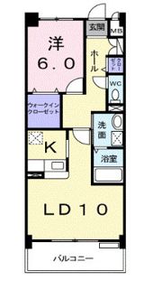 グローリープレースの間取り画像