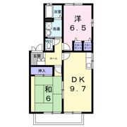 水木コーポⅢの間取り画像