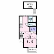 バーン荒町B棟の間取り画像