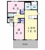 ヴィラ響 Aの間取り画像