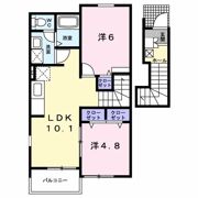 シャルマン杉Bの間取り画像