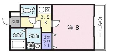 フレンドリーともの間取り画像