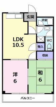 ハイツタチバナの間取り画像