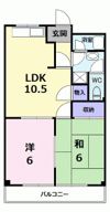 ハイツタチバナの間取り画像
