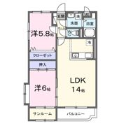 ユーミー堀川の間取り画像