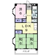 第二グリーンマンション服部の間取り画像