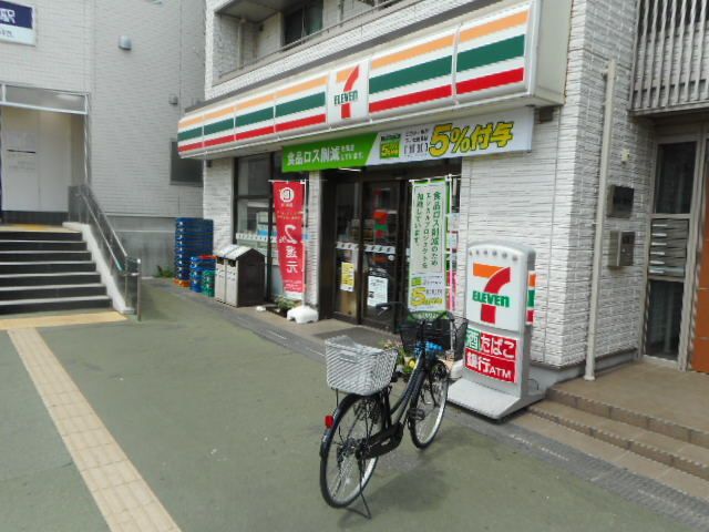 近くのセブンイレブン京成大和田駅前店まで120m(徒歩2分)