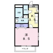 クレール御器所の間取り画像