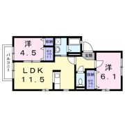 ファミーリオ細木Aの間取り画像