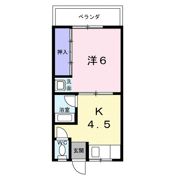 アローンハイツの間取り画像