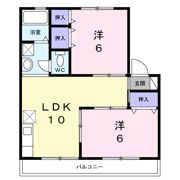 ヴィラたかせの間取り画像
